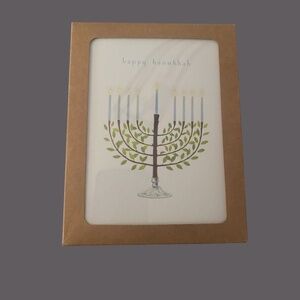 Glowing Menorah Occasion Card (Boxed Set of 8)  by Felix Doolittle